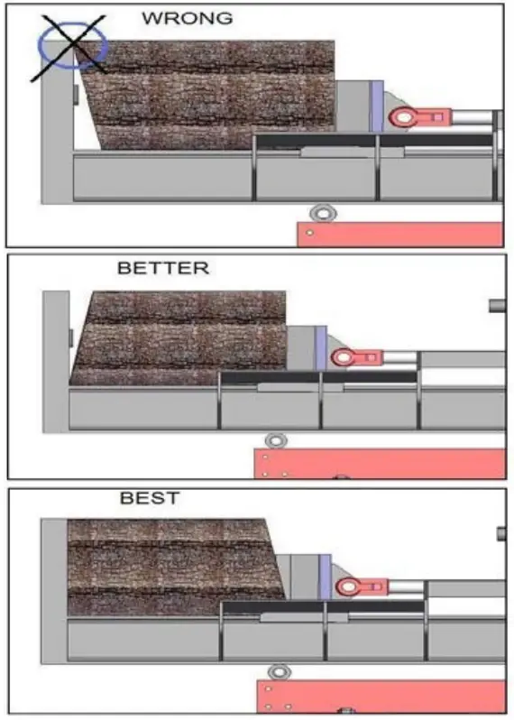 B W MACHINERY BWM LSE30 30Ton Log Splitter - endplate