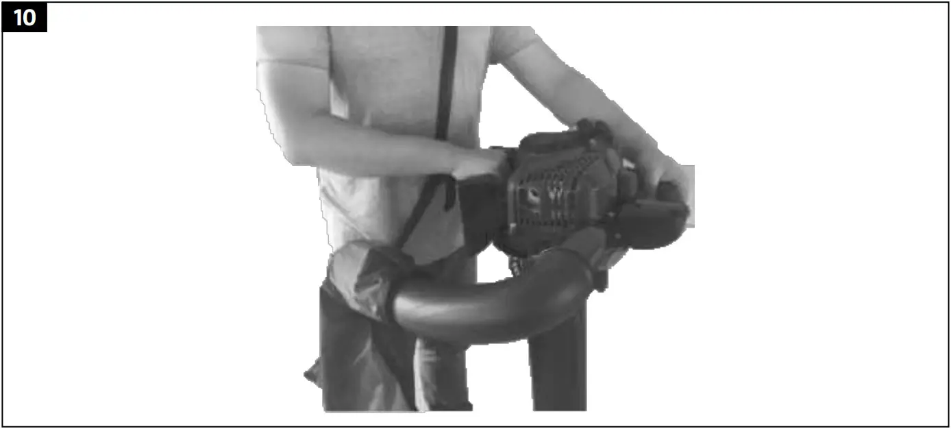 MEEC TOOLS 021332 Petrol Driven Leaf Blower - Describtion 10