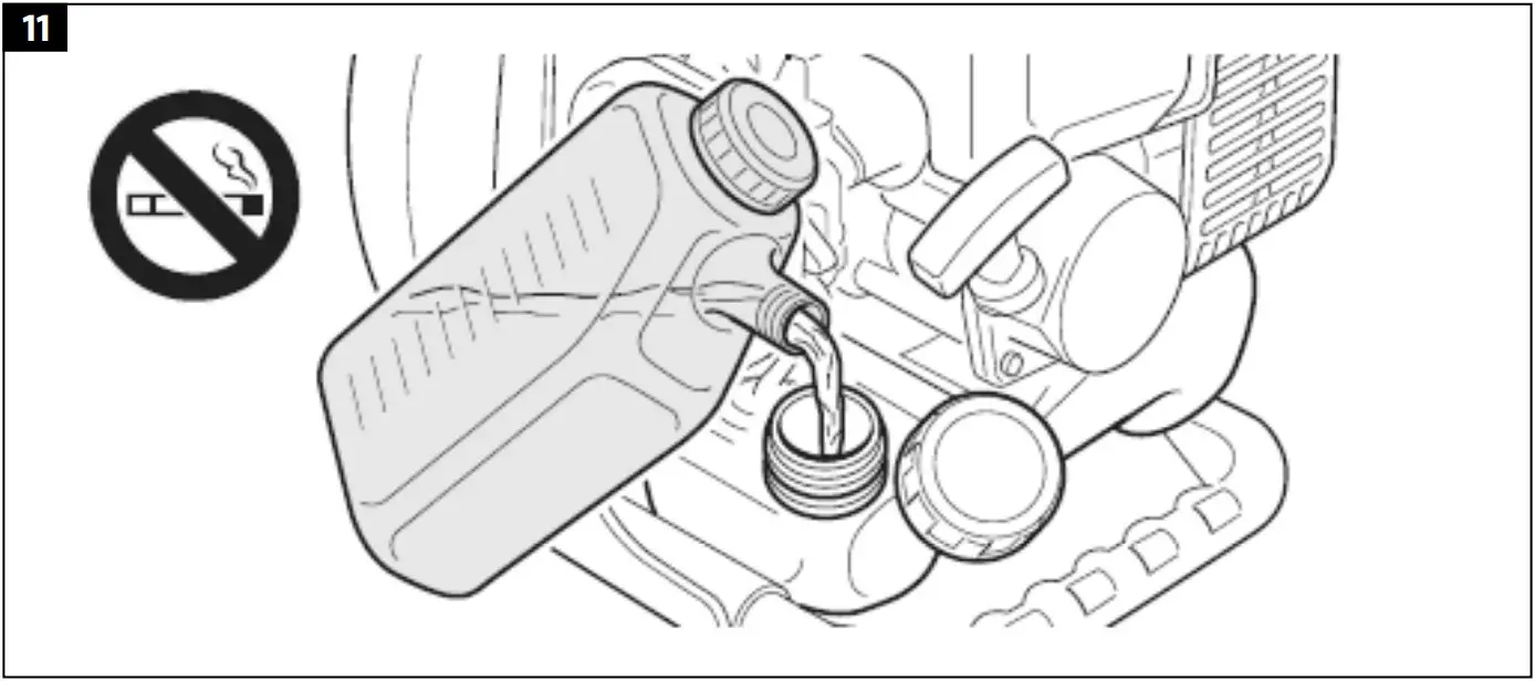 MEEC TOOLS 021332 Petrol Driven Leaf Blower - Describtion 11