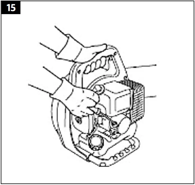 MEEC TOOLS 021332 Petrol Driven Leaf Blower - Describtion 15