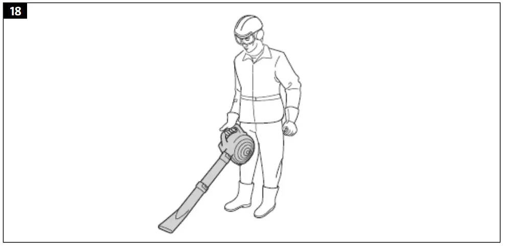 MEEC TOOLS 021332 Petrol Driven Leaf Blower - Describtion 18