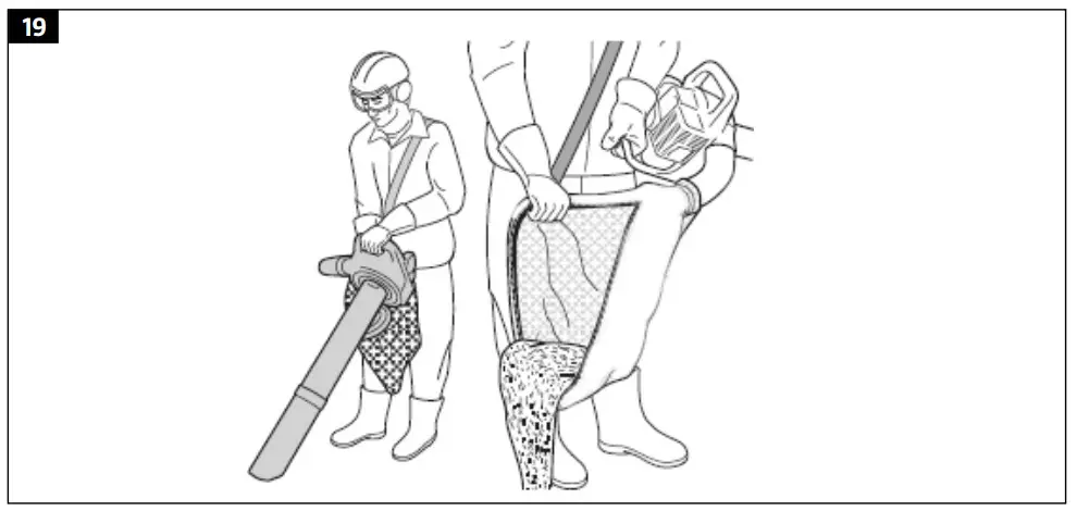 MEEC TOOLS 021332 Petrol Driven Leaf Blower - Describtion 19