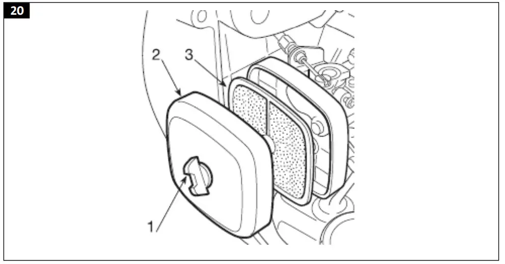 MEEC TOOLS 021332 Petrol Driven Leaf Blower - Describtion 20