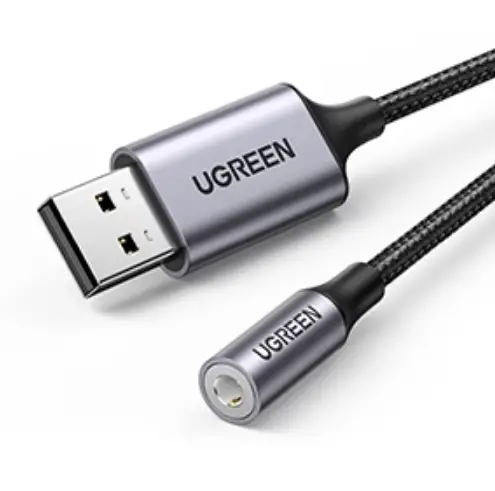 Ugreen 30757 Usb-a To 3.5mm External Stereo Sound Adapter Cm477 User Manual