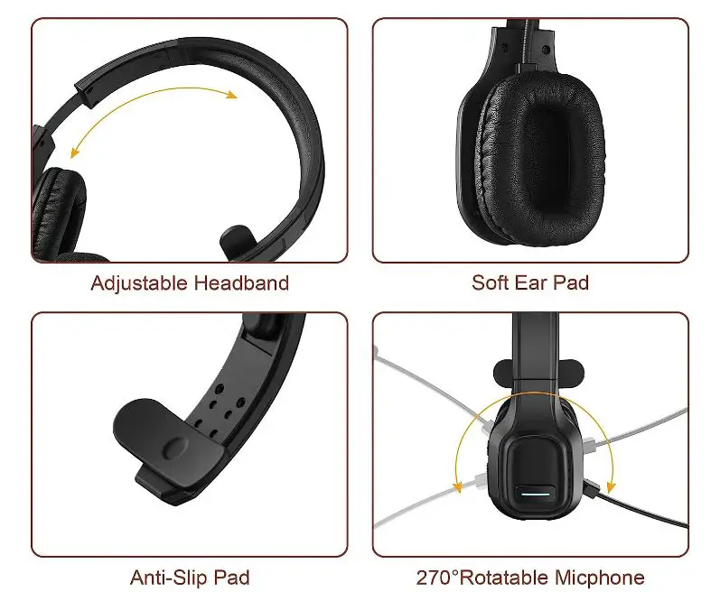 COMEXION-BH-M100-Trucker-Bluetooth-Wireless-Headset-Fig-2