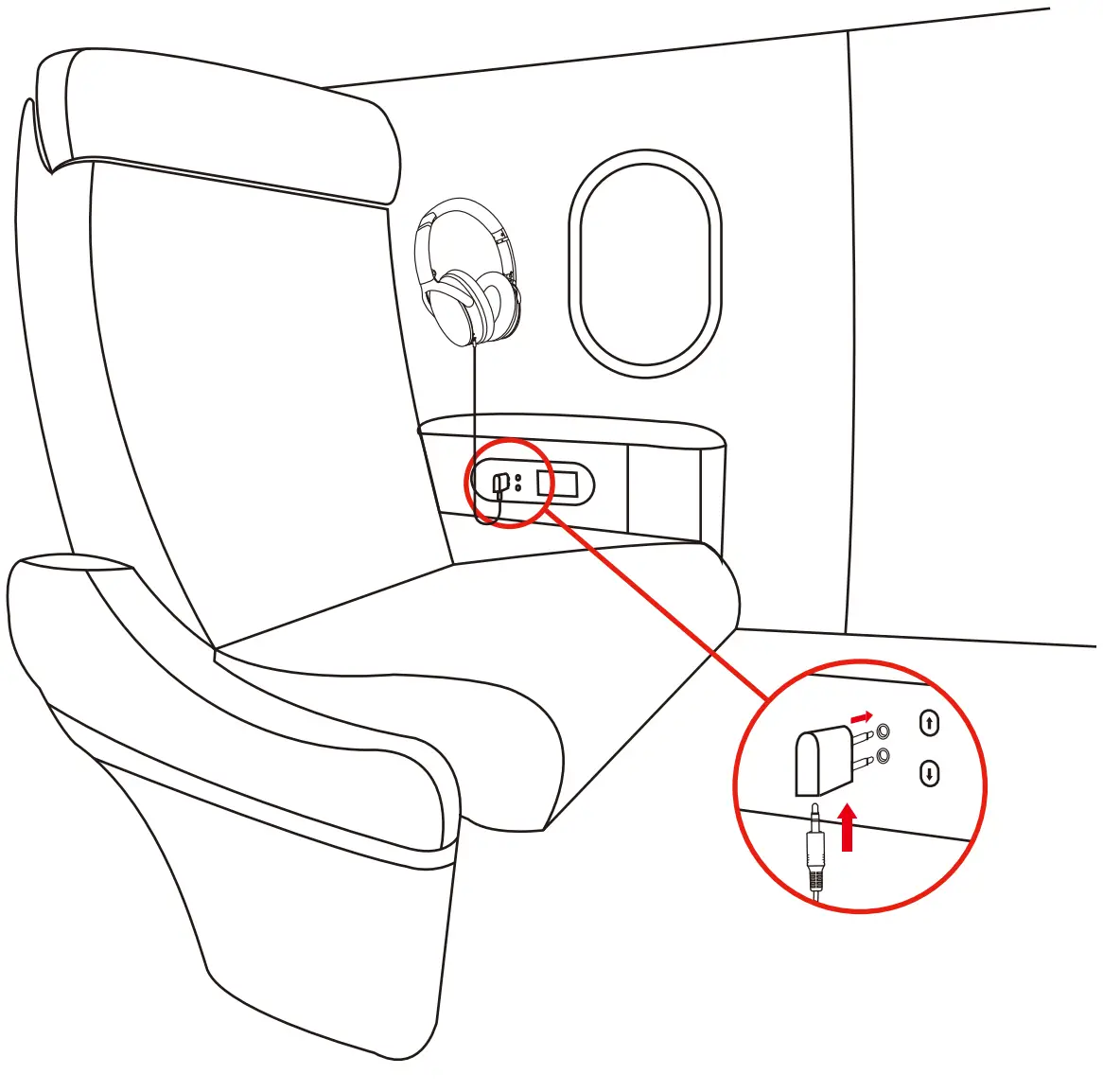 Airplane Adaptor Connection
