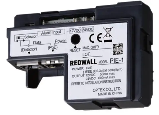 OPTEX PIE-1 PoE IP Encoder