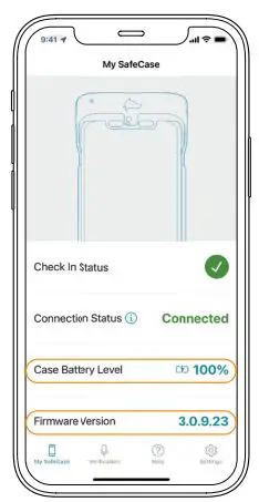 PRIVORO iPhone 12 Safe Case User Guide - CHECKING SAFECASE STATUS