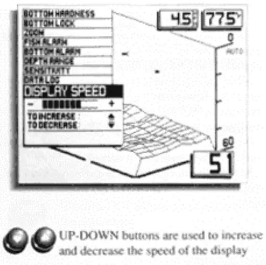 HUMMINBIRD Dimension 3 SONAR 600 - Factory setting