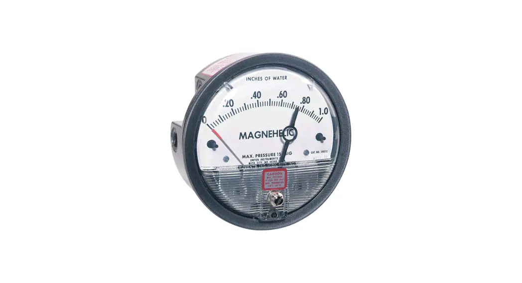 Dwyer 2020av Series 2000 Magnehelic Air Filter Gages Instruction Manual