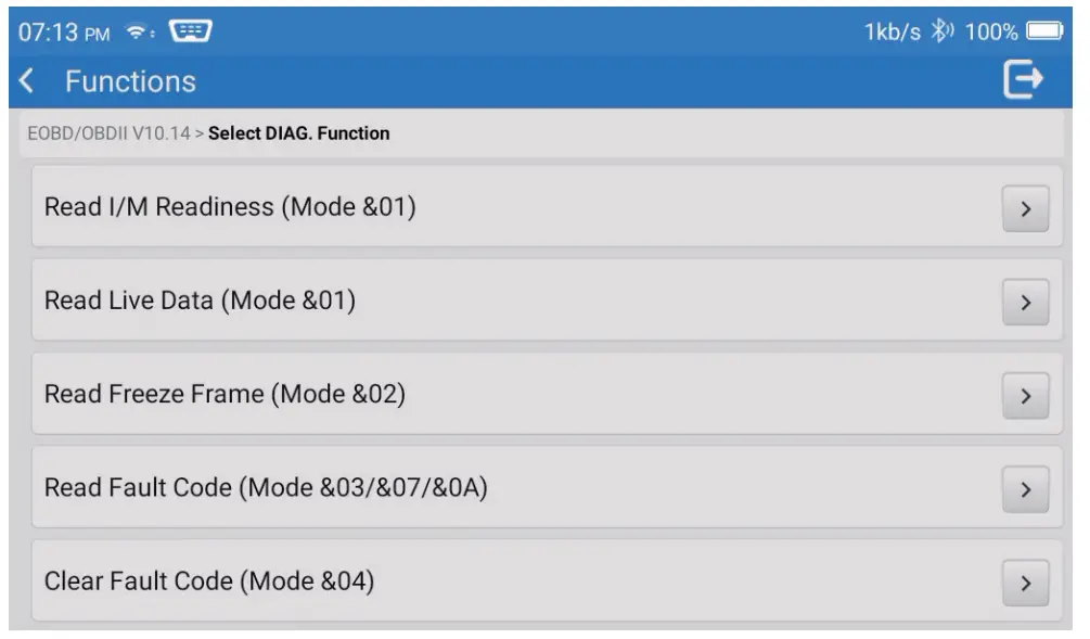 TOPDON ArtiDiag900 BT Smart Diagnostic Tool - Setting 20