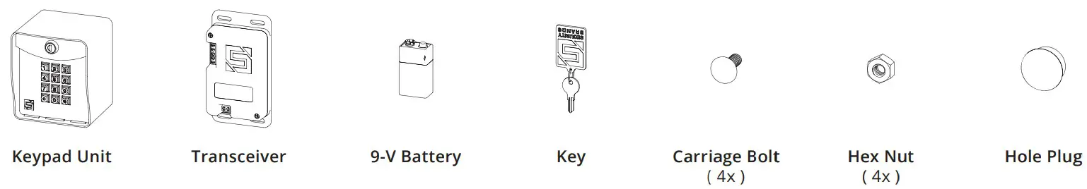 RIDGE 14 500 Keypad Unit and Transceiver - Parts