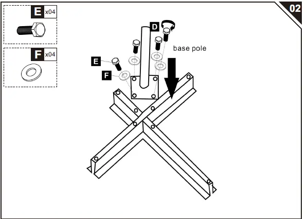 Outsunny-84D-096V01-Cantilever-Parasol-Dark-Grey-FIG-4