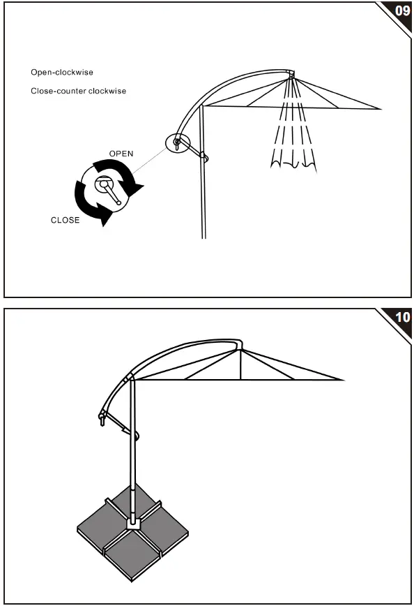 Outsunny-84D-096V01-Cantilever-Parasol-Dark-Grey-FIG-8