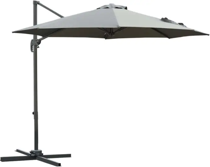 Outsunny-84D-096V01-Cantilever-Parasol-Dark-Grey-PRODUCT-IMG