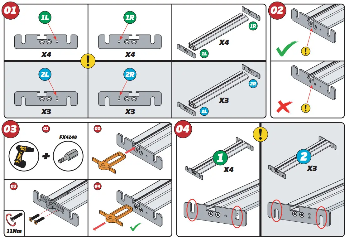 VAN GUARD VGUR 204 ULTI Rack+ Roof Rack - Fig 6
