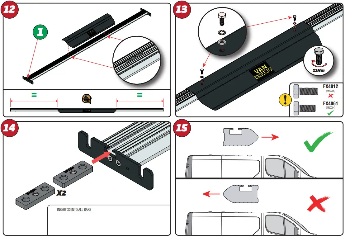 VAN GUARD VGUR 204 ULTI Rack+ Roof Rack - Fig 9