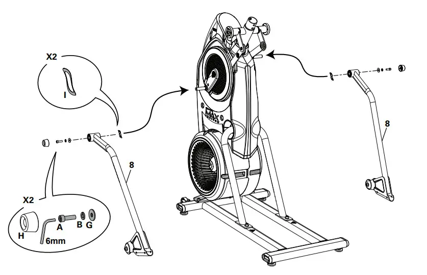 BOWFLEX M6 Max Trainer Machine - Assembly 2
