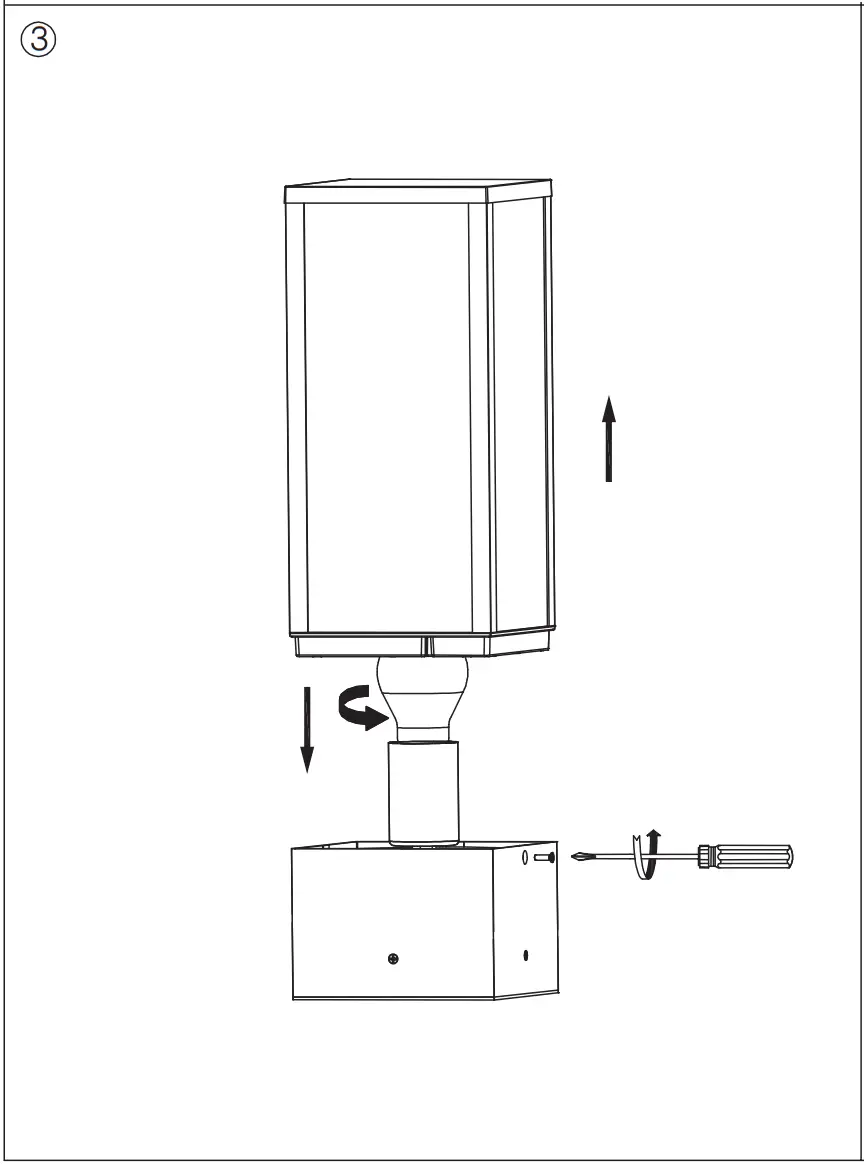 QAZQA 105186 Charlois Industrial Standing Outdoor Lamp - Assembly 2