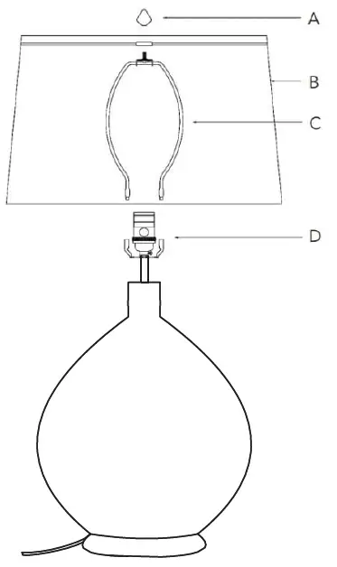ETHAN-ALLEN-096080-Eisa-Midcentury-Style-Brown-and-Gold-Table-Lamp-fig-1