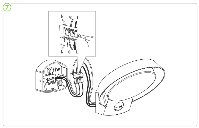 LUTEC 5205702118 Wall Lamp - Installation 5