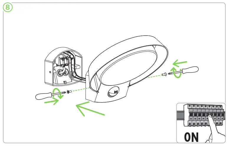 LUTEC 5205702118 Wall Lamp - Installation 6