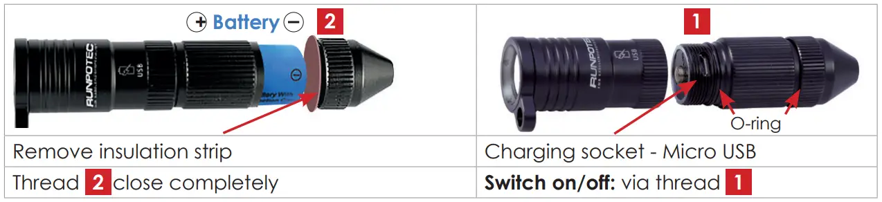 RUNPOTEC RC2 Inspection Camera - charged 1