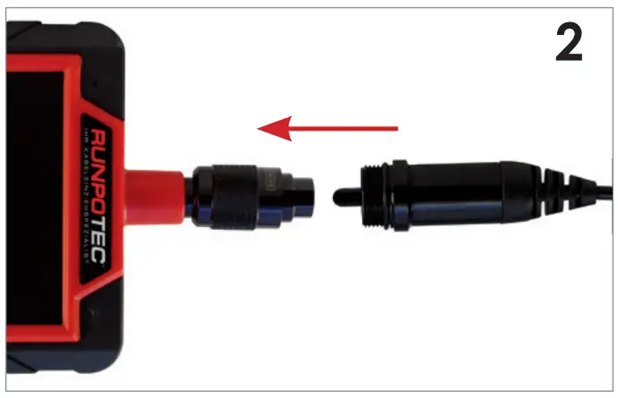 RUNPOTEC RC2 Inspection Camera - head cable