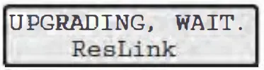 ResMed S8 RESLINK Automatic Cpap Device - During upgrade