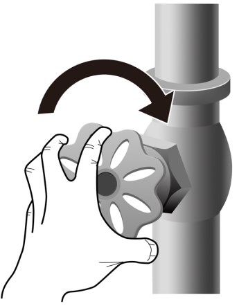 Connecting to the water supply line 