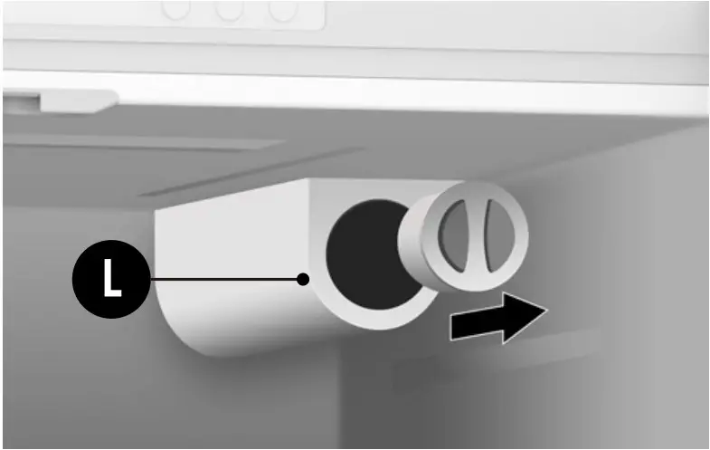 Changing the water filter 