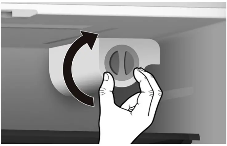 Changing the water filter 