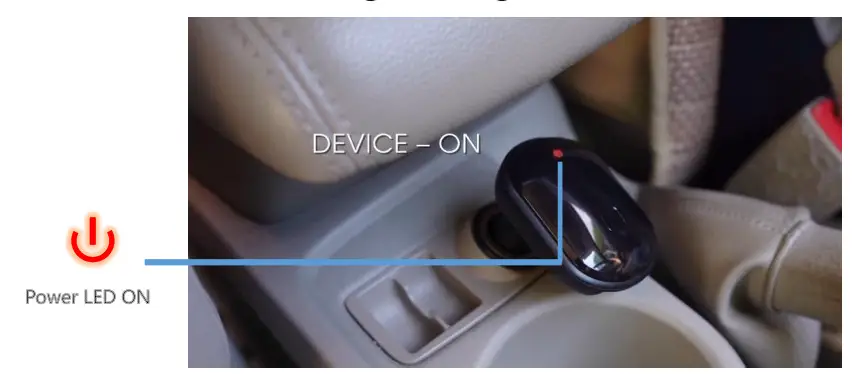 lncoon D51 GPS Tracker - power