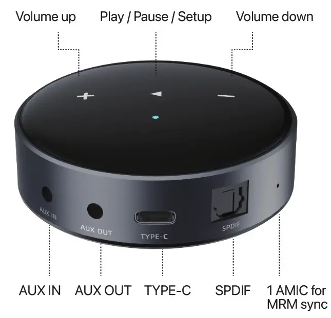 WiiM Mini AirPlay2 Wireless Audio Streamer - System