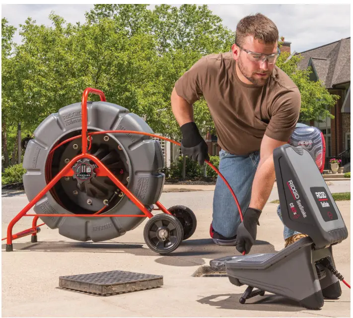 RIDGID 63583 SeeSnake Standard Camera Reel with TruSense - Drum 2