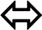 Two headed arrow icon