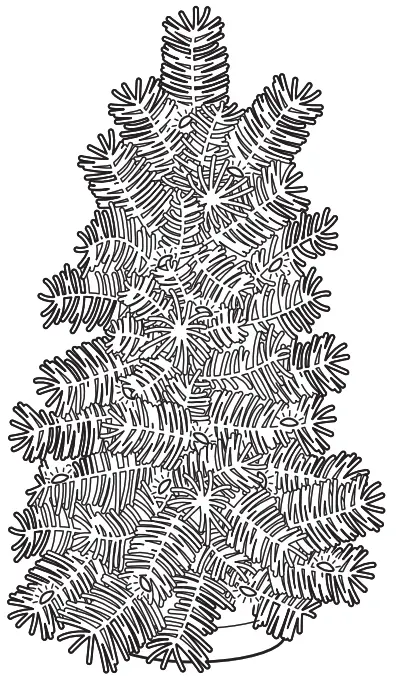 IKEA STRÅLA LED Table Decoration Christmas Artificial Tree