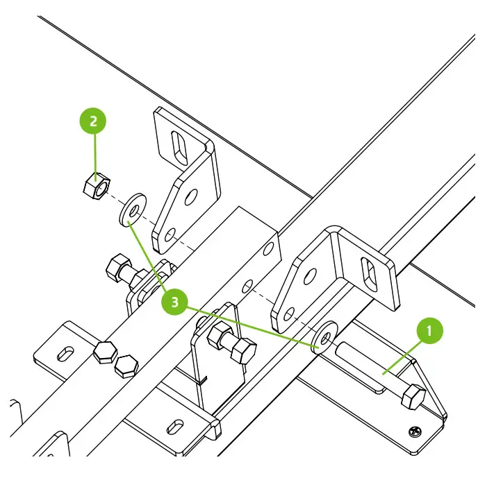 Riley Hopkins RH-150-1x1 150 1 Color 1 Station Screen Printing Press - brackets