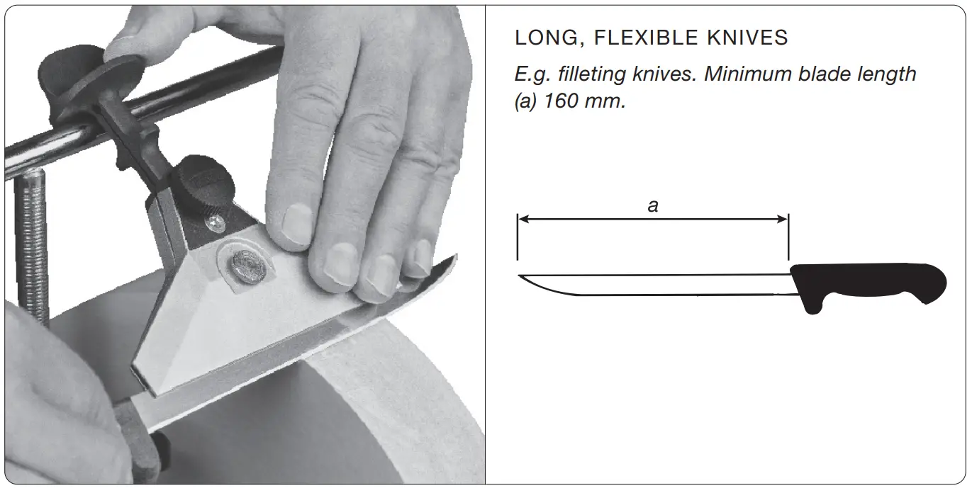 TORMEK KJ-140 Wide Centering Knife - Centering
