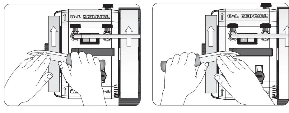 TORMEK KJ-140 Wide Centering Knife - Honing