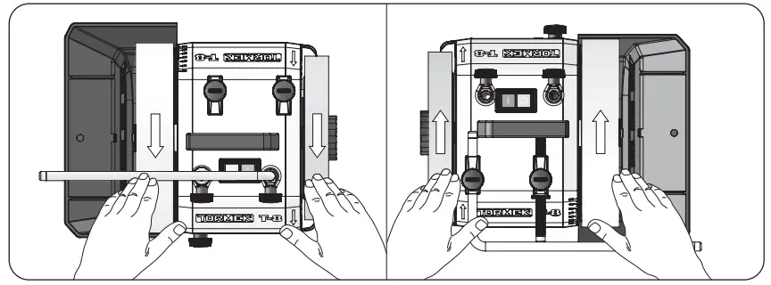 TORMEK KJ-140 Wide Centering Knife - Machine