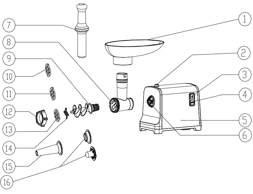 Adexa-MGL10-Professional-Meat-Grinder-fig-1