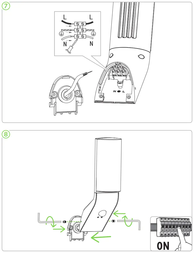 LUTEC 5188602125 Bati LED Outdoor Wall Light with PIR Sensor - Installation 2