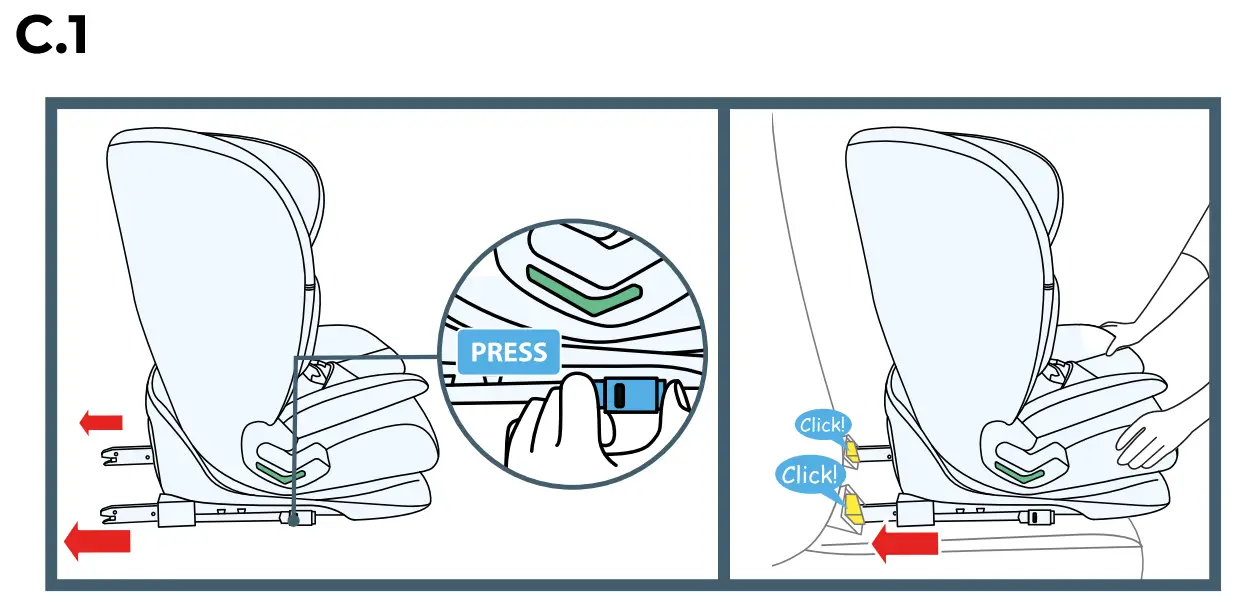 Installation in the car