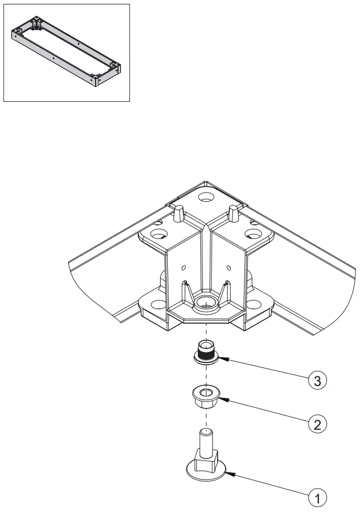 nVent HOFFMAN PLM12 PROLINE Levelers - feager2