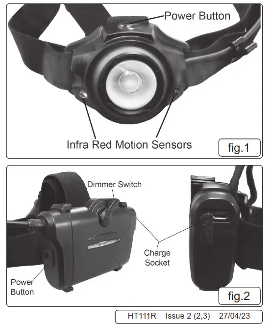 SEALEY HT111R Rechargeable Head Torch