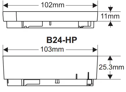 SensoMAG F10 B12L-U Conventional Fire Alarm Fixed Temperature Detector - Fig 1
