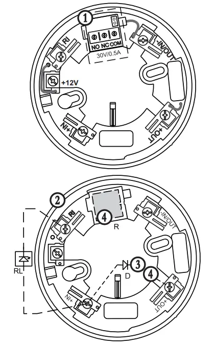 SensoMAG F10 B12L-U Conventional Fire Alarm Fixed Temperature Detector - Fig 2