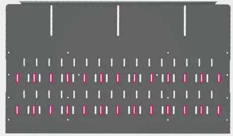 JAR SYSTEMS MC-7036-MX Elevate Max USB-C Charging Cart - 24 DEVICE PATTERN