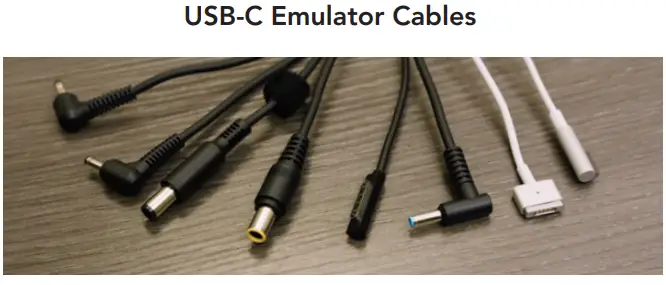 JAR SYSTEMS MC-7036-MX Elevate Max USB-C Charging Cart - Emulator Cables